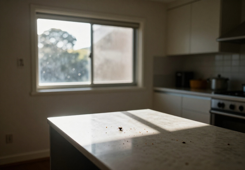 Rodent droppings and nesting material in a Carlton roof space